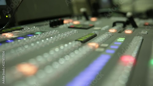 Wallpaper Mural Production studio control panel. Keypad. Mixer Torontodigital.ca