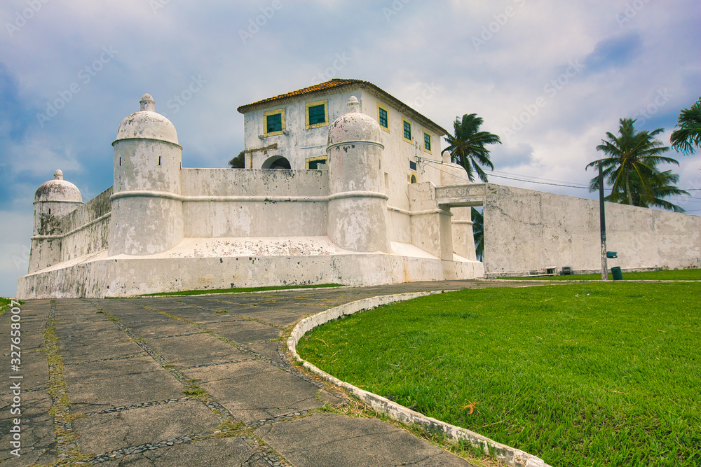 Colonial Fort in Salvador, Brazil