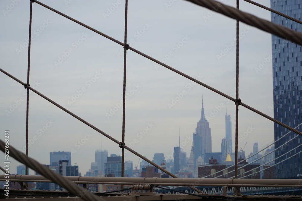 Fototapeta premium Brooklyn Bridge Skyline NYC