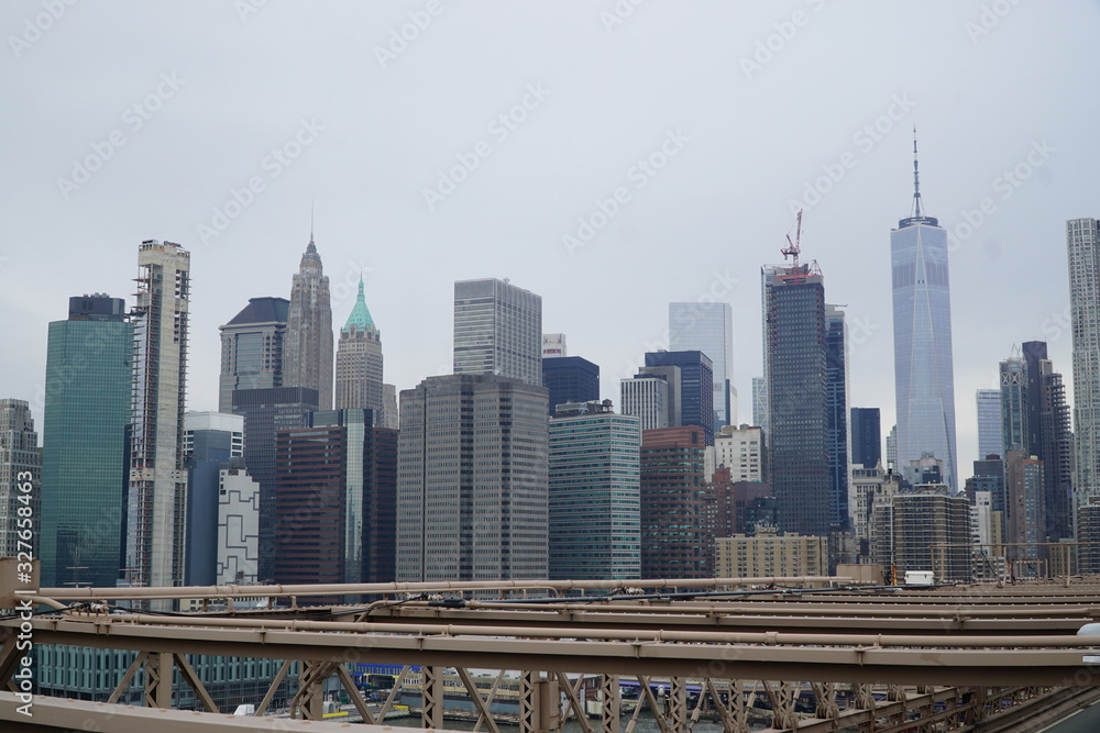 Naklejka premium Skyline NYC