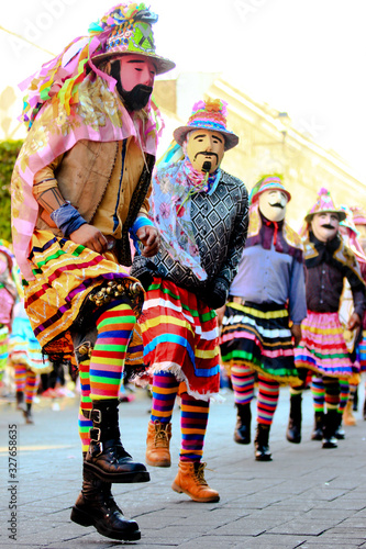 group of mexican dancers perform the dance of knives © CMH
