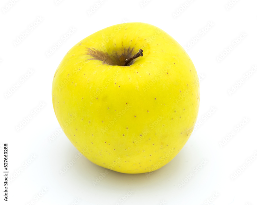 Green apple isolated on a white background