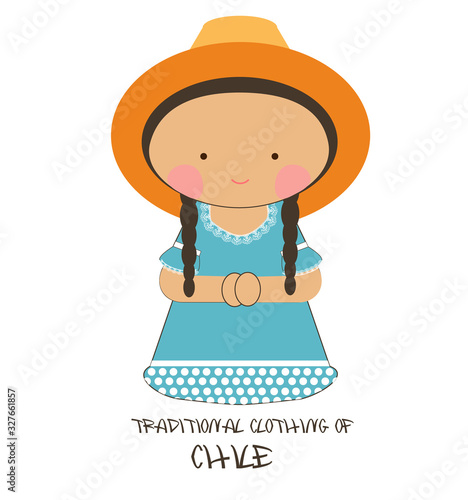 Traditional Clothing of South America, Chile