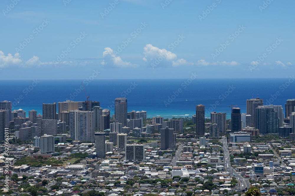 Aerial of Honolulu
