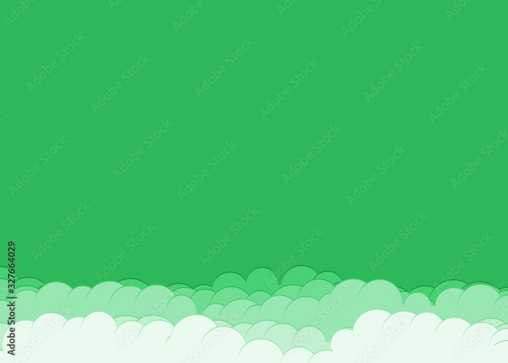 Obraz premium Abstract Color Clouds Sky Generative Art background illustration