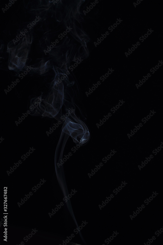 Abstract white smoke texture on black background Abstract white smoke texture on black background