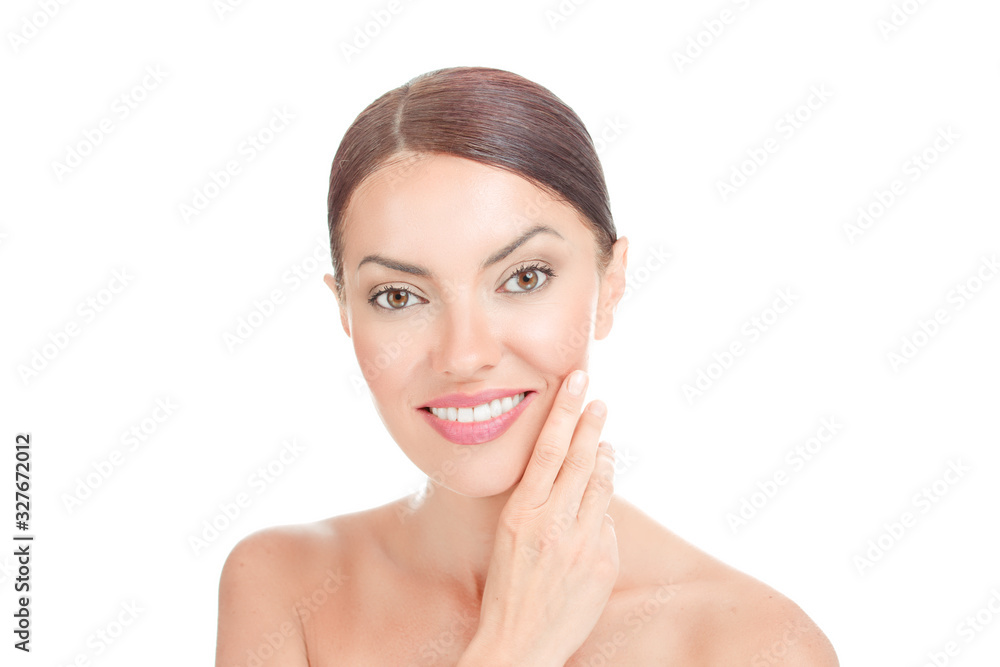 Natural beauty with flawless skin. Natural beauty with flawless skin.