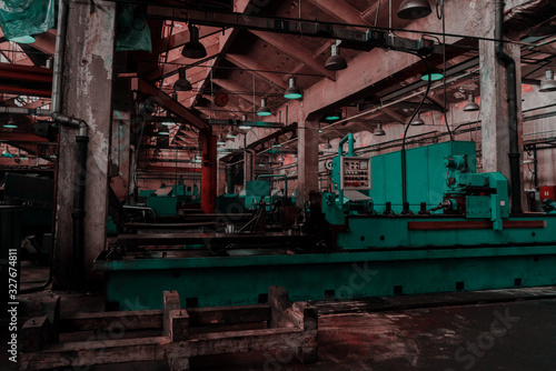 Industry factory iron works steel and machine © fotoinfot