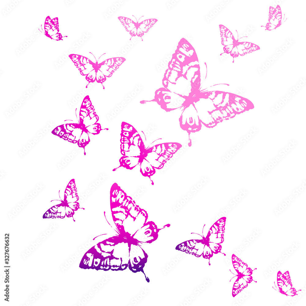 Naklejka butterfly441