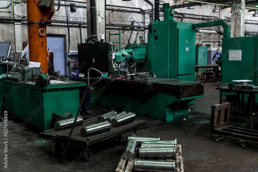 Industry factory iron works steel and machine Industry factory iron works steel and machine