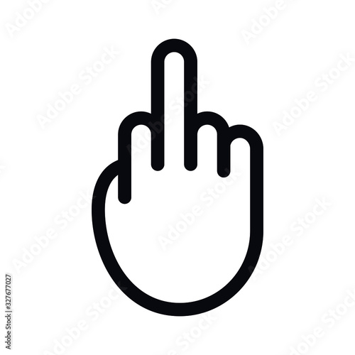 Middle Finger Icon