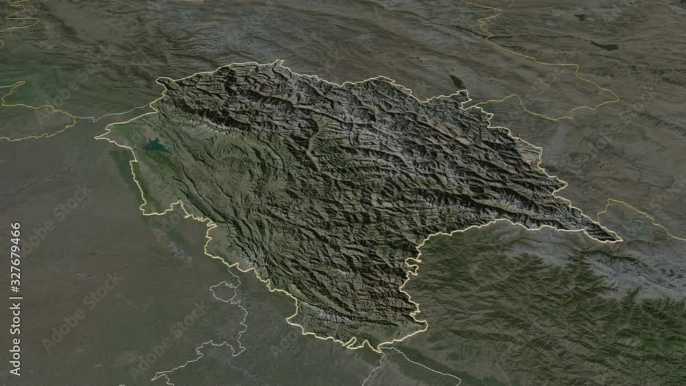 Video „Himachal Pradesh, union territory with its capital, zoomed and ...