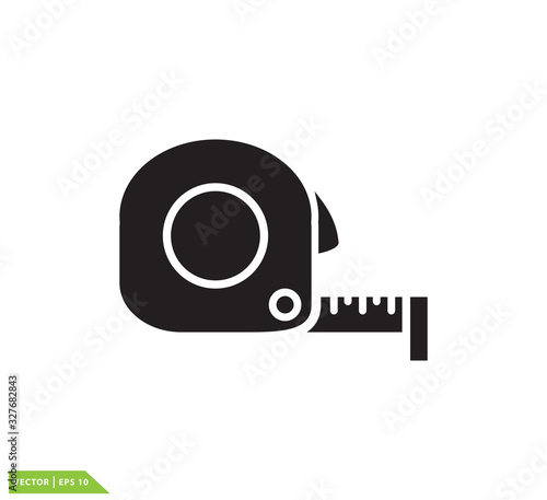 Measure icon vector logo design template