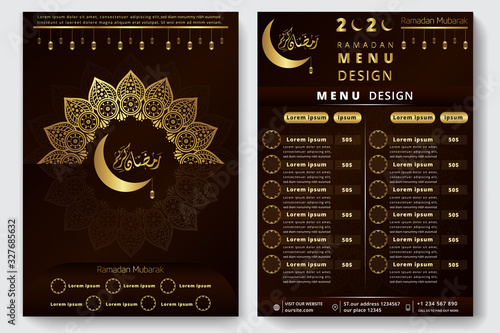 Ramadan Menu Islamic Flyer Design 