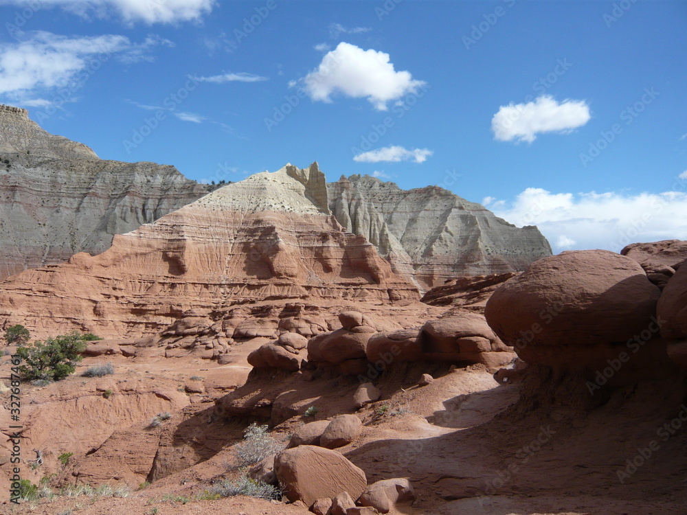 Rock, pinnacles, cliffs, Kodachrome Basin, State Park, Utah, 