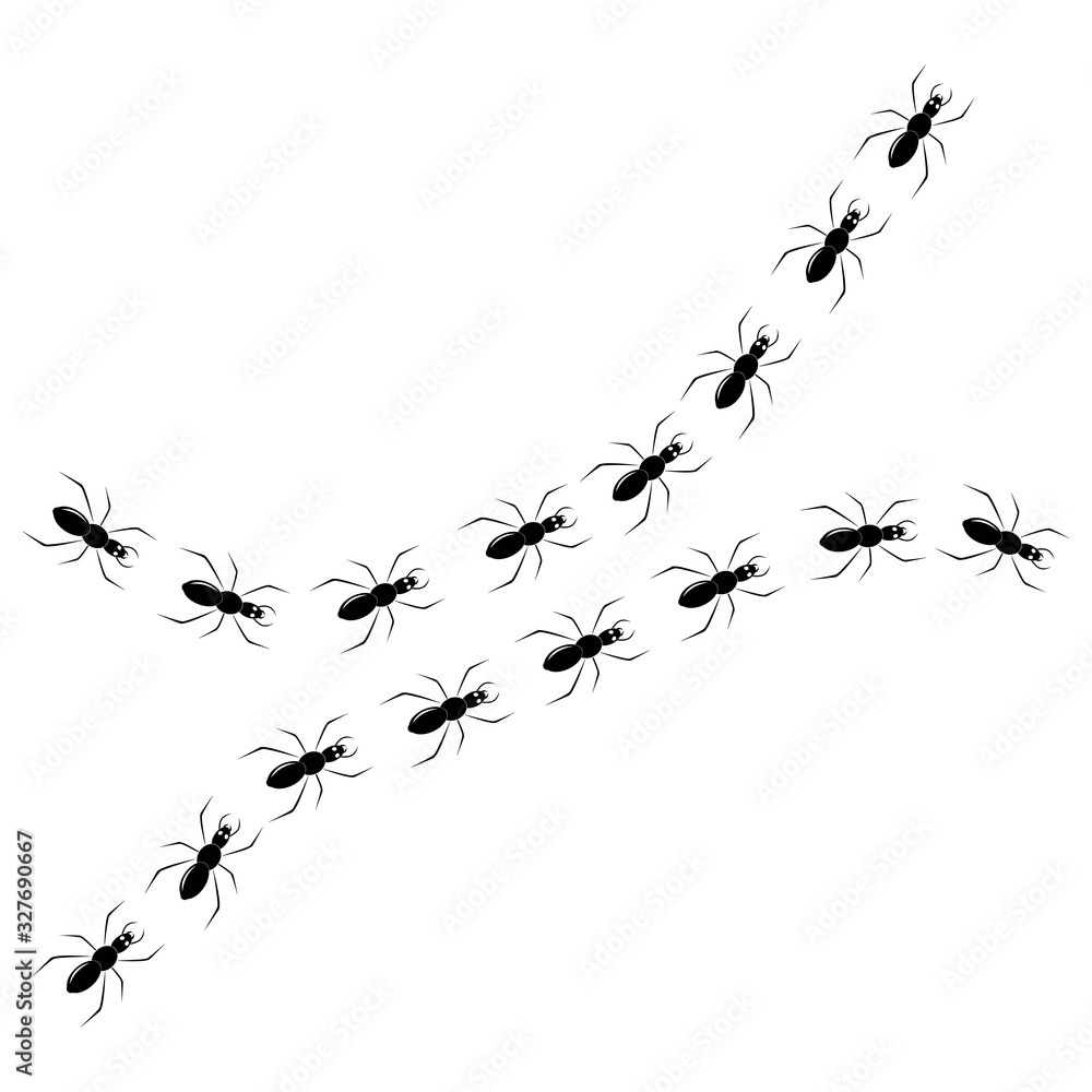 black and white ant illustration logo vector black and white ant illustration logo vector