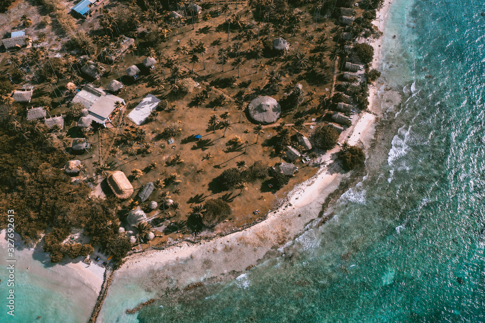 Tintinpan and isla Mucura in San Bernardo Islands, on Colombia's Caribbean Coast