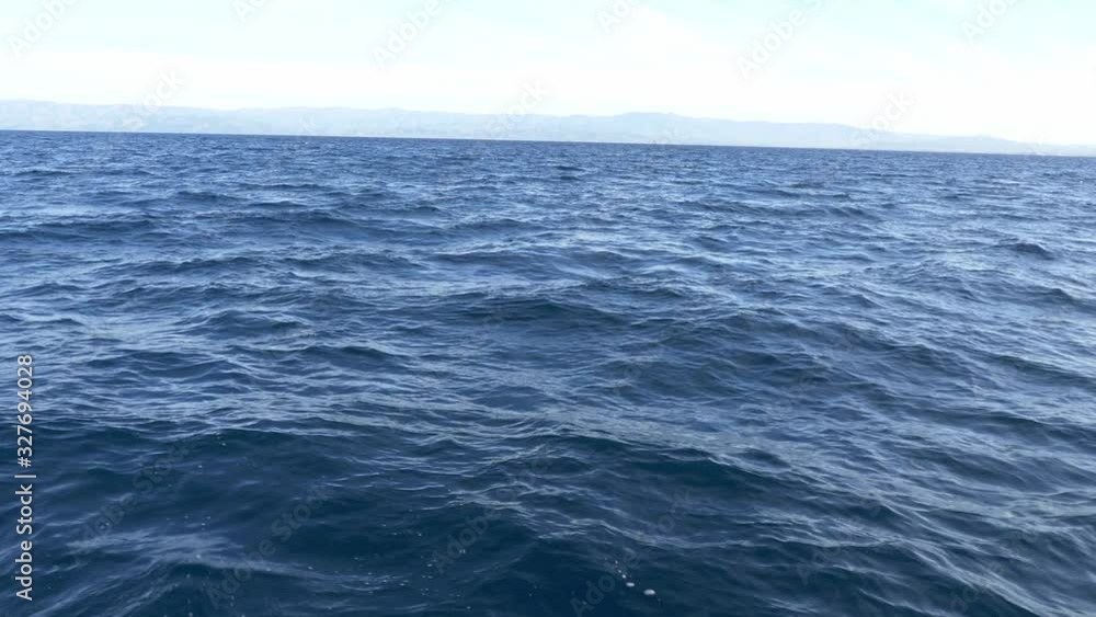 Santa Ana offshore winds view from open ocean. Santa Ana offshore winds view from open ocean.