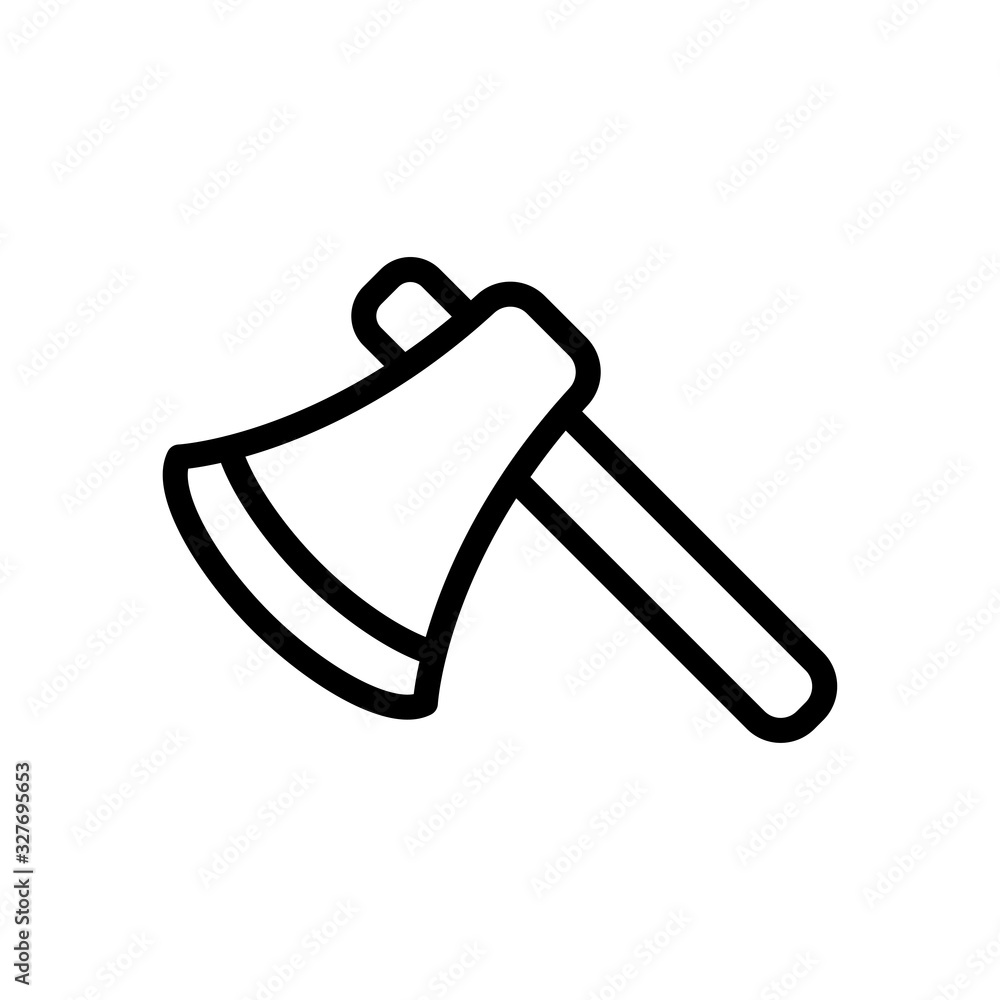 Axe icon line style Axe icon line style