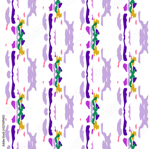 Spots, Ikat. Tie Dye, Batik. Seamless Pattern. 