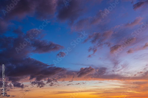 Obraz na płótnie sky CLOUDS NUBES w salonie