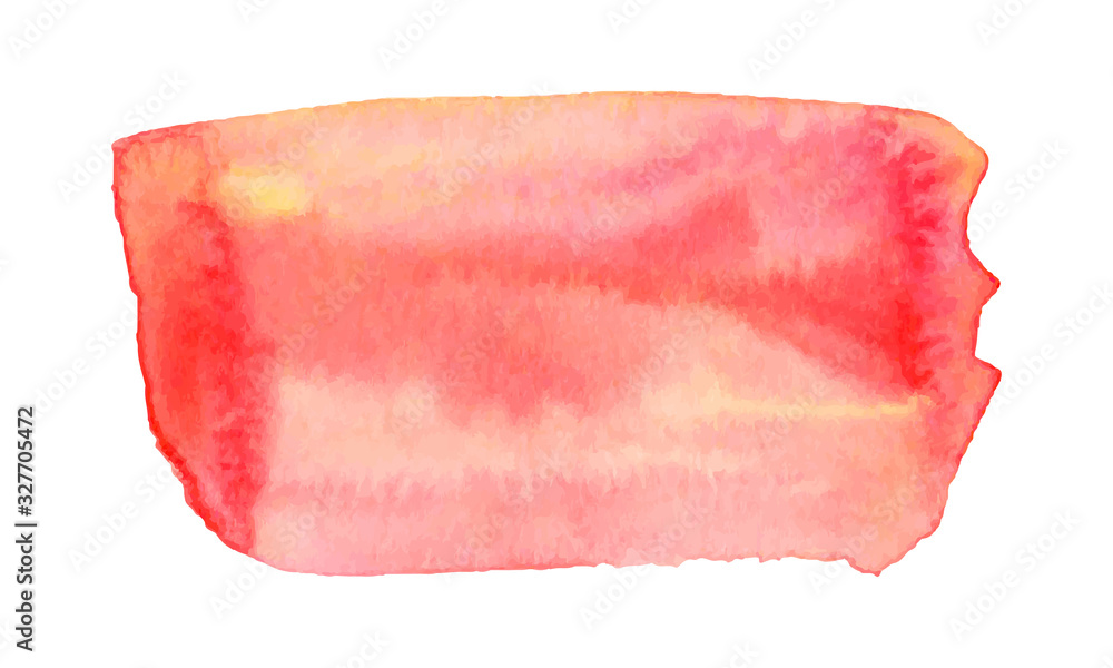 Abstract watercolor bright pink, red hand drawn texture, isolated on white background, vector illustration Abstract watercolor bright pink, red hand drawn texture, isolated on white background, vector illustration