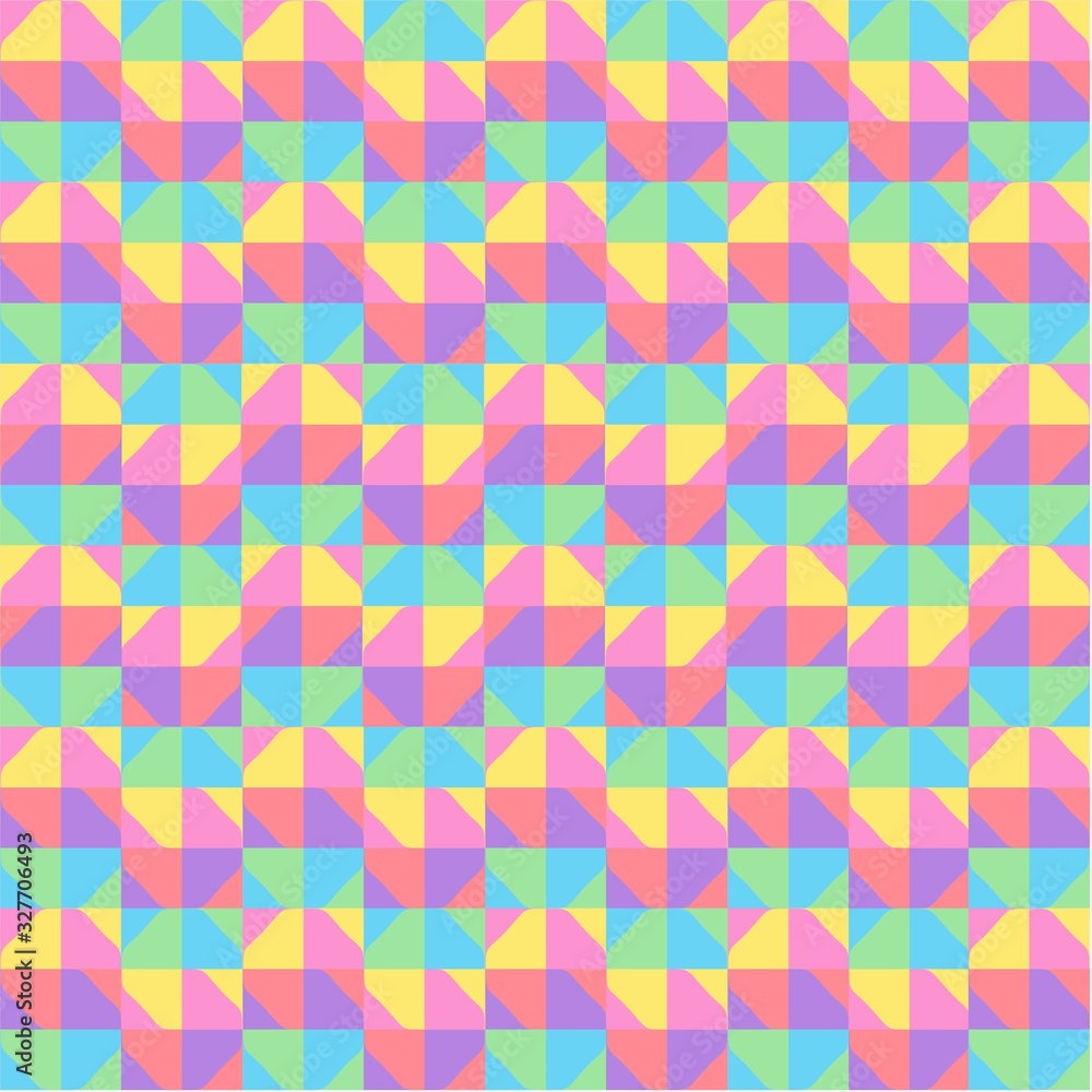 custom made wallpaper toronto digitalColorful Seamless Triangle Pattern, Abstract, Illustrator Pattern Wallpaper
