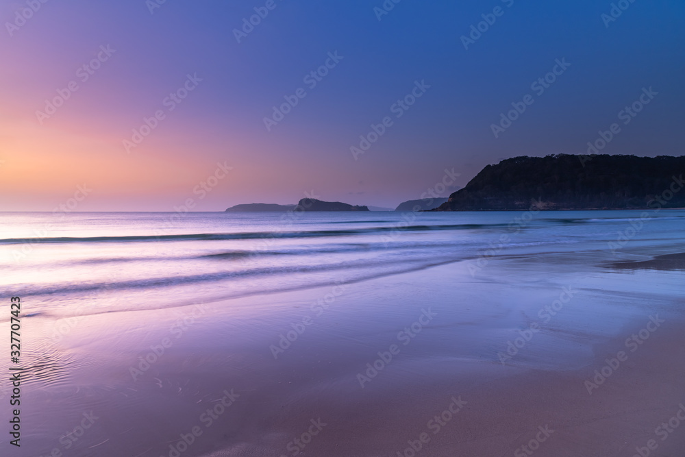 Hot Summer Dawn Seascape