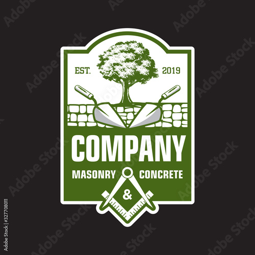 Masonry concrete Logo