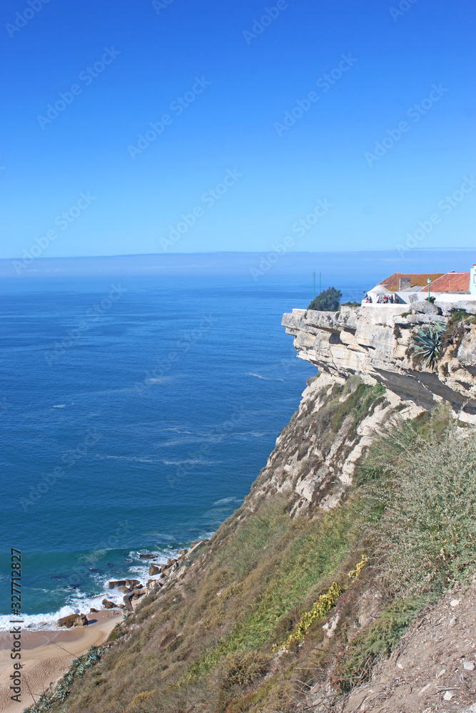 Cliffs of Sitio, Nazare, Portugal