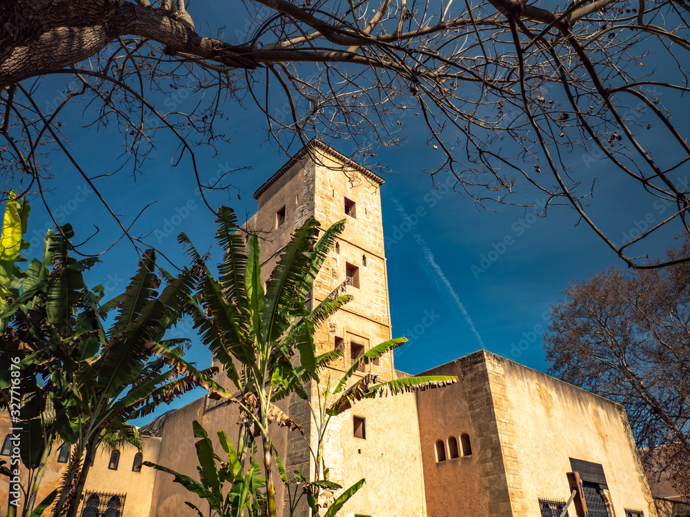 Fototapeta premium Church or Mosque tower in Morocco
