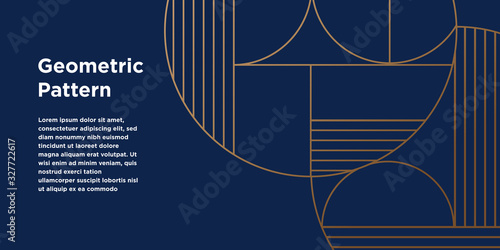 Blue and Gold Pattern