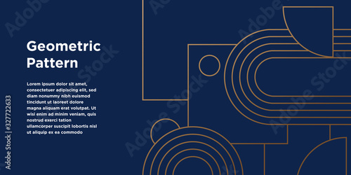 Blue and Gold Pattern