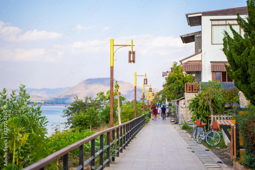 Chiang Khan small city by the Mekong river Chiang Khan small city by the Mekong river
