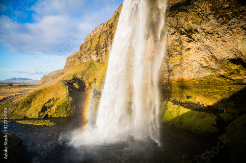 Seljalandsfoss  waterfall in Iceland