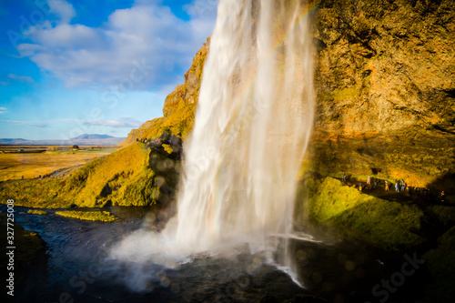 Seljalandsfoss  waterfall in Iceland