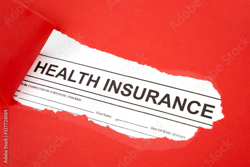 Flat layout of Health Insurance text from document