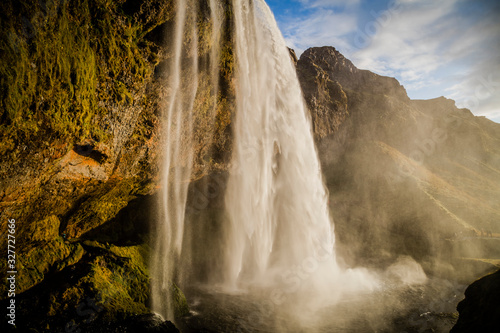 Seljalandsfoss  waterfall in Iceland