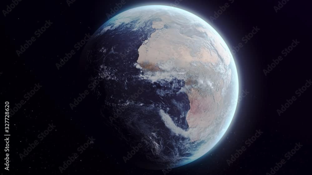 Planet Earth at night and day from the space. Time lapse of the rotation and city lights. Space exploration. Planet Earth at night and day from the space. Time lapse of the rotation and city lights. Space exploration.