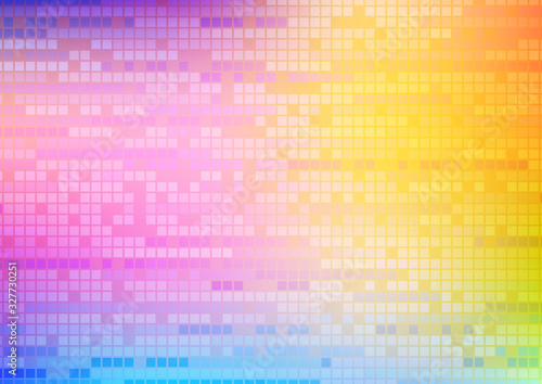 虹色の四角ドットのデジタルサイバーイメージ背景 Vector De Stock Adobe Stock 虹色の四角ドットのデジタルサイバーイメージ背景 Vector De Stock Adobe Stock