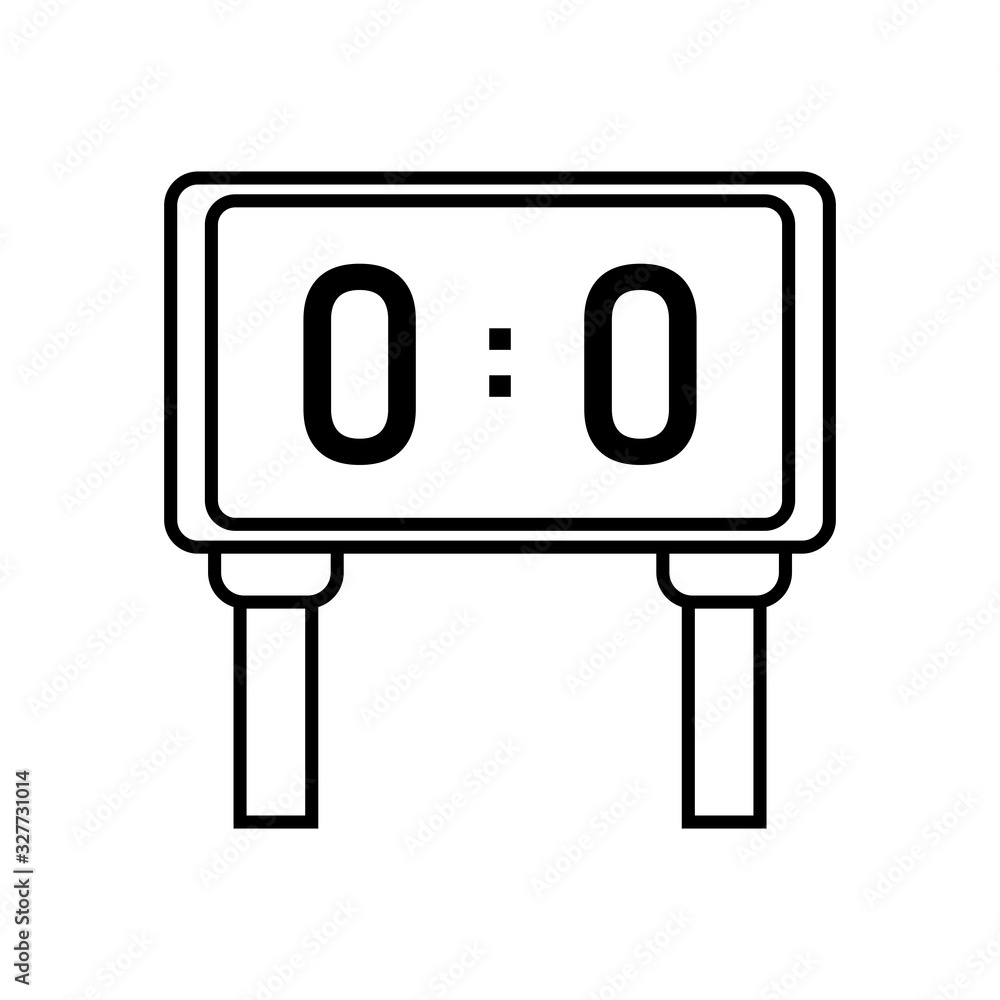 soccer scoreboard icon vector template soccer scoreboard icon vector template