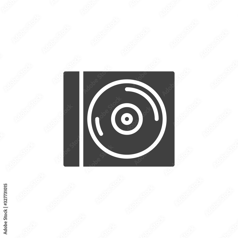 Cd Case vector icon. Disc filled flat sign for mobile concept and web design. Cd Case glyph icon. Music, sound symbol, logo illustration. Vector graphics Cd Case vector icon. Disc filled flat sign for mobile concept and web design. Cd Case glyph icon. Music, sound symbol, logo illustration. Vector graphics