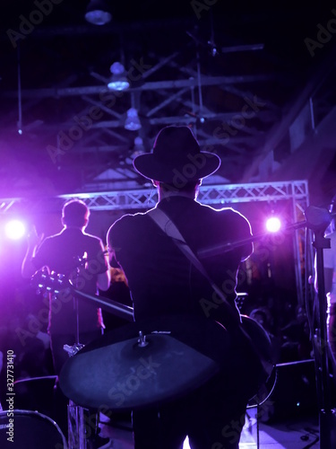 musical band on stage