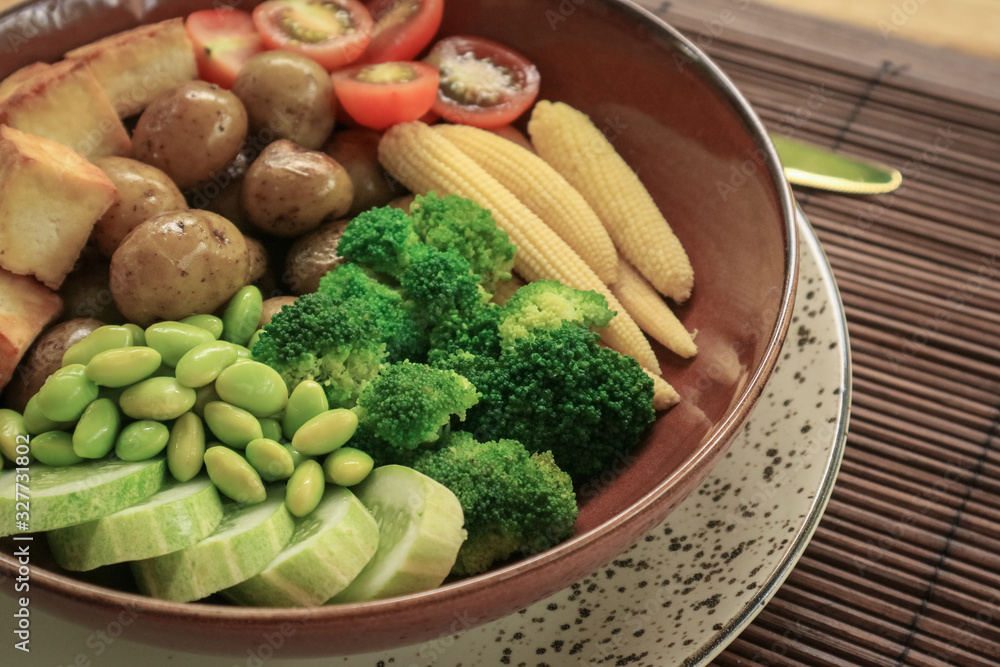 Vegan Buddha Bowl with tofu