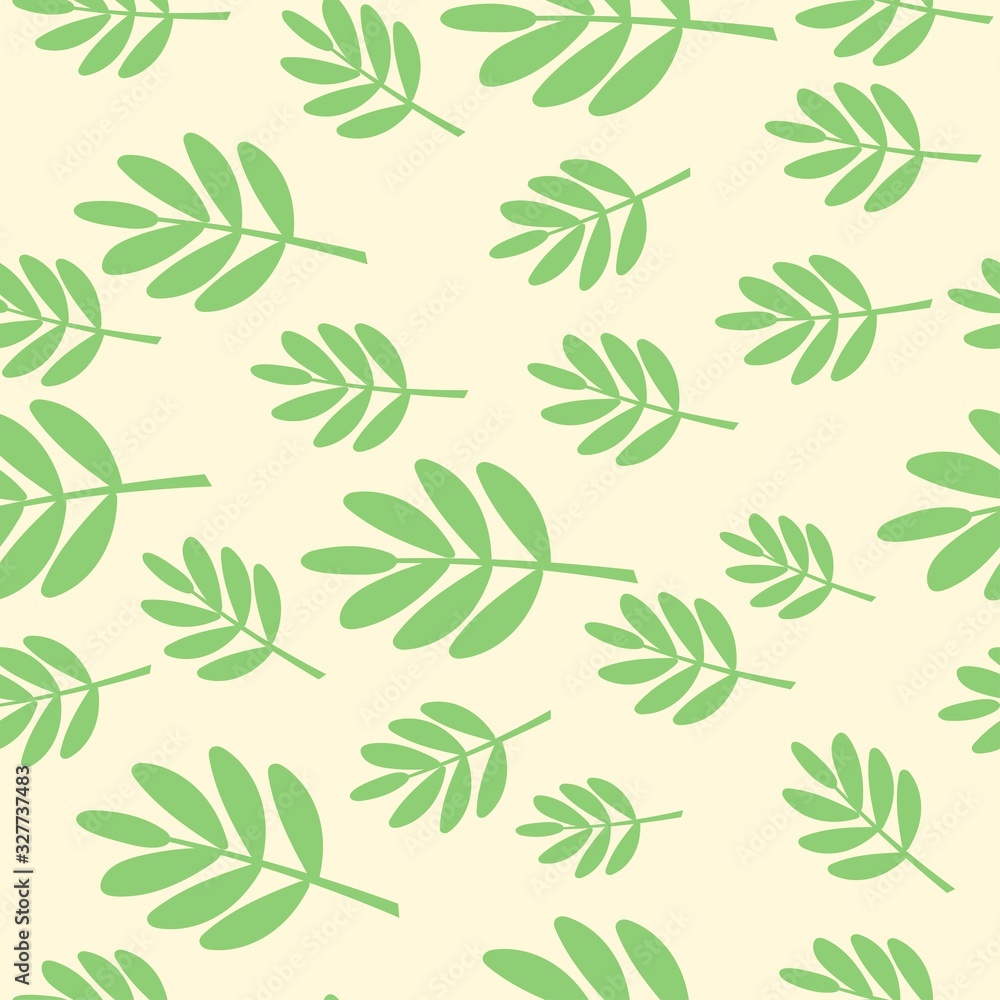 endless pattern of green multiple leaves endless pattern of green multiple leaves