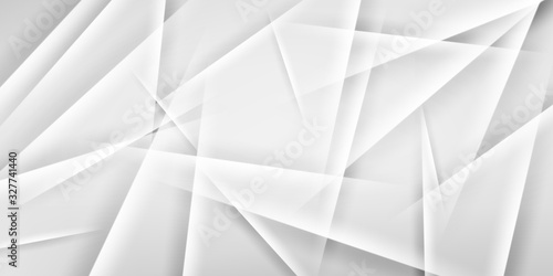White abstract background. Vector horizontal banner.