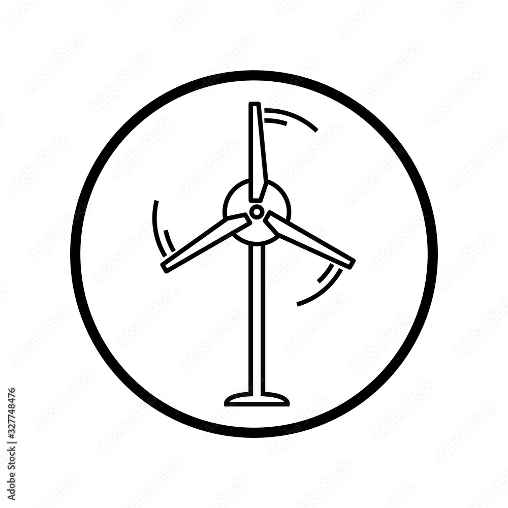 wind wheel icon wind wheel icon