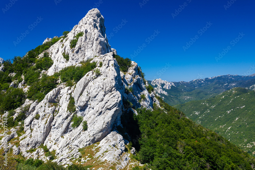 Dabarski kukovi rocks on the Velebit mountain, Croatia