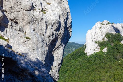 Dabarski kukovi rocks on the Velebit mountain, Croatia photo