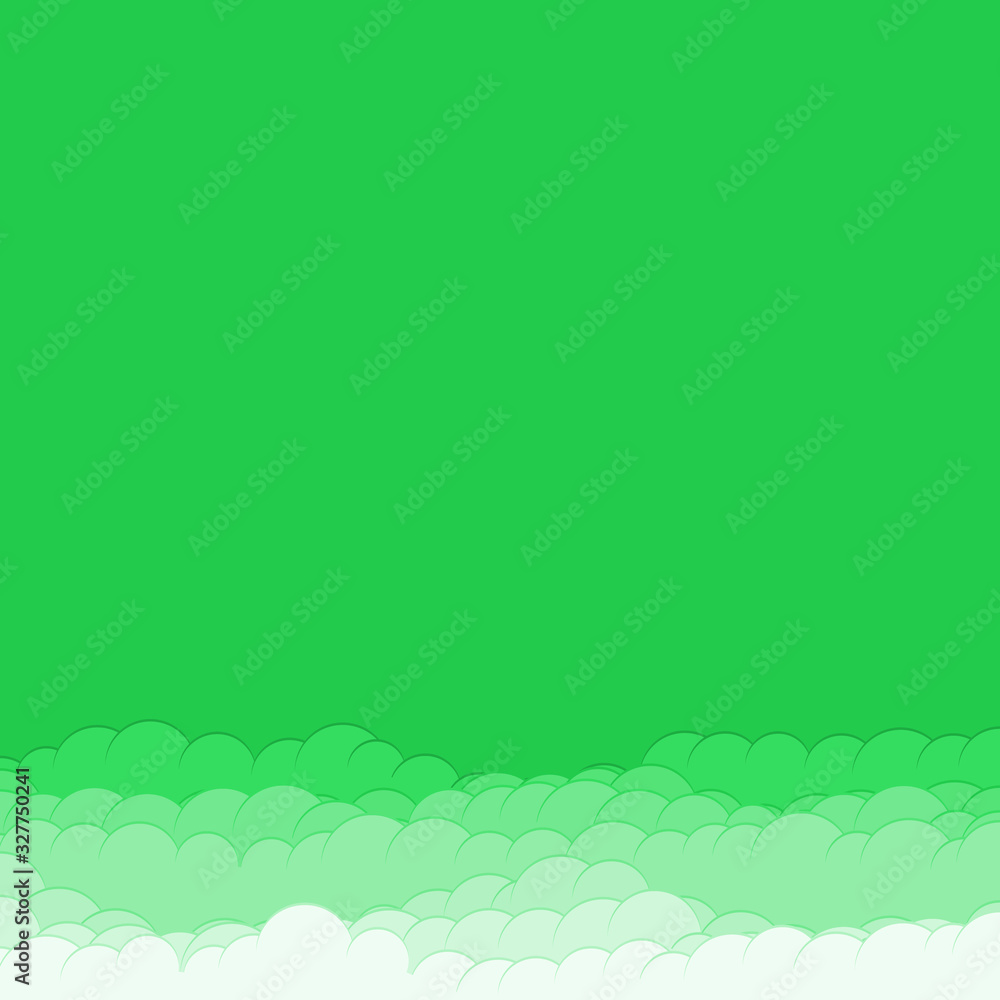 Obraz premium Abstract Color Clouds Sky Generative Art background illustration
